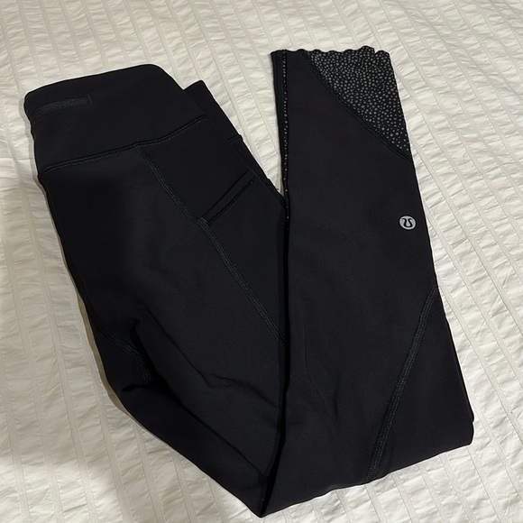 Lululemon Leggings Tight Stuff Tights Sz 4 - Picture 3 of 7